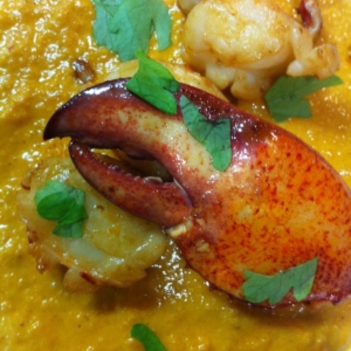 クリスマス オマール海老のソテービスク風ソース添え レシピ 作り方 By はにまろ 楽天レシピ